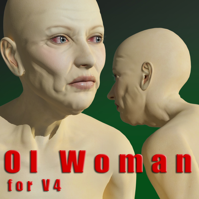 Ol Woman by: DarksealDigi-Mig, 3D Models by Daz 3D