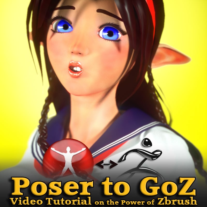 Poser to GoZ by: DarksealDigi-Mig, 3D Models by Daz 3D