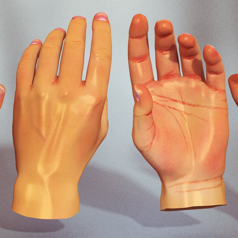 Real Skin for Poser 3 Hand Real Skin for Poser 3 Hand by: DarksealDigi-Mig, 3D Models by Daz 3D