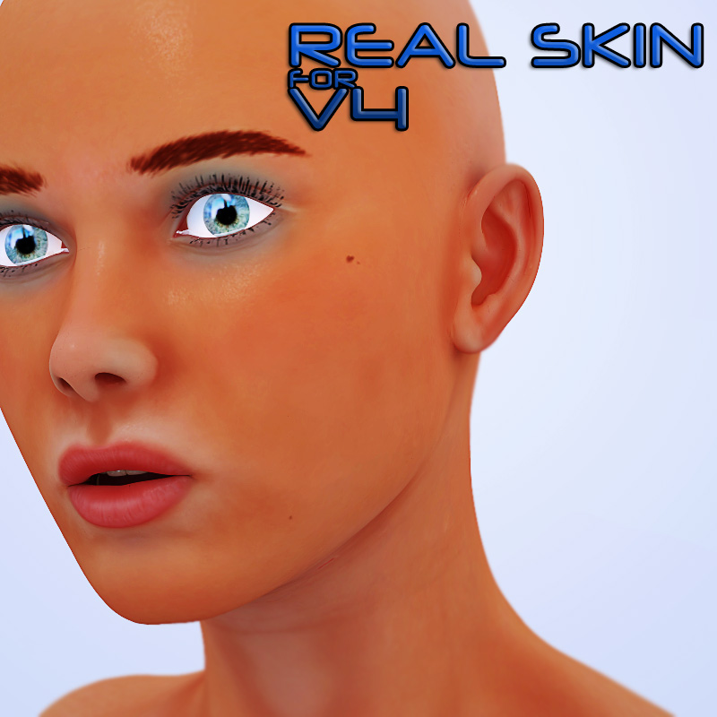 RealSkin for V4 by: DarksealDigi-Mig, 3D Models by Daz 3D