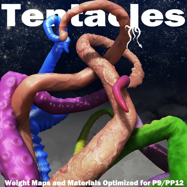Tentacles by: DarksealDigi-Mig, 3D Models by Daz 3D