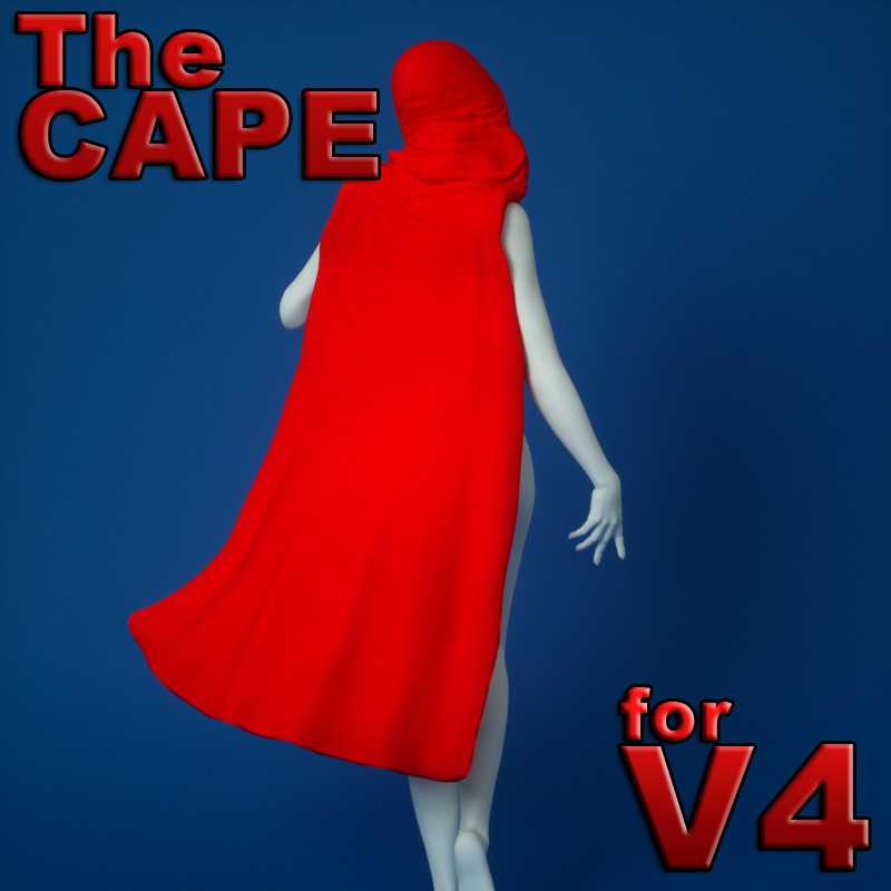 The Cape for V4 by: DarksealDigi-Mig, 3D Models by Daz 3D