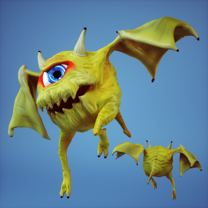 Winged Eye by: DarksealDigi-Mig, 3D Models by Daz 3D