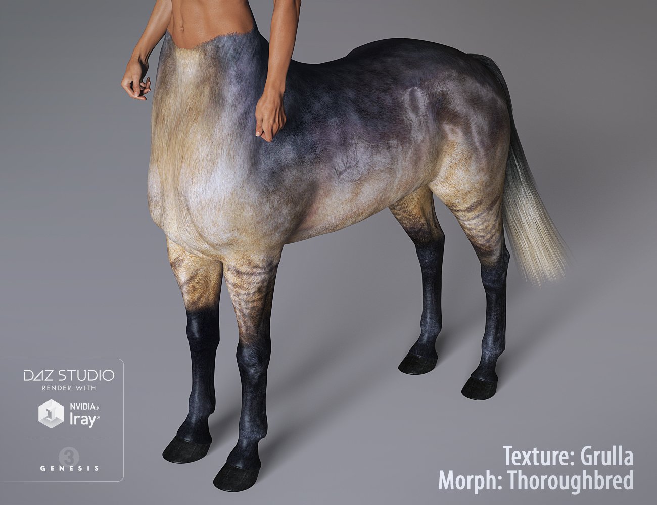 Centaur 7 Female Hides and Breeds by: , 3D Models by Daz 3D