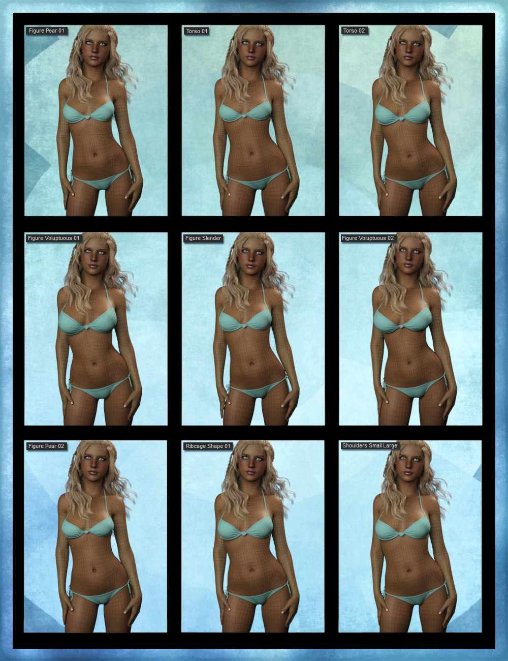 Genesis 3 Female Body Morph Resource Kit 4 by: ThorneHandspan Studios, 3D Models by Daz 3D