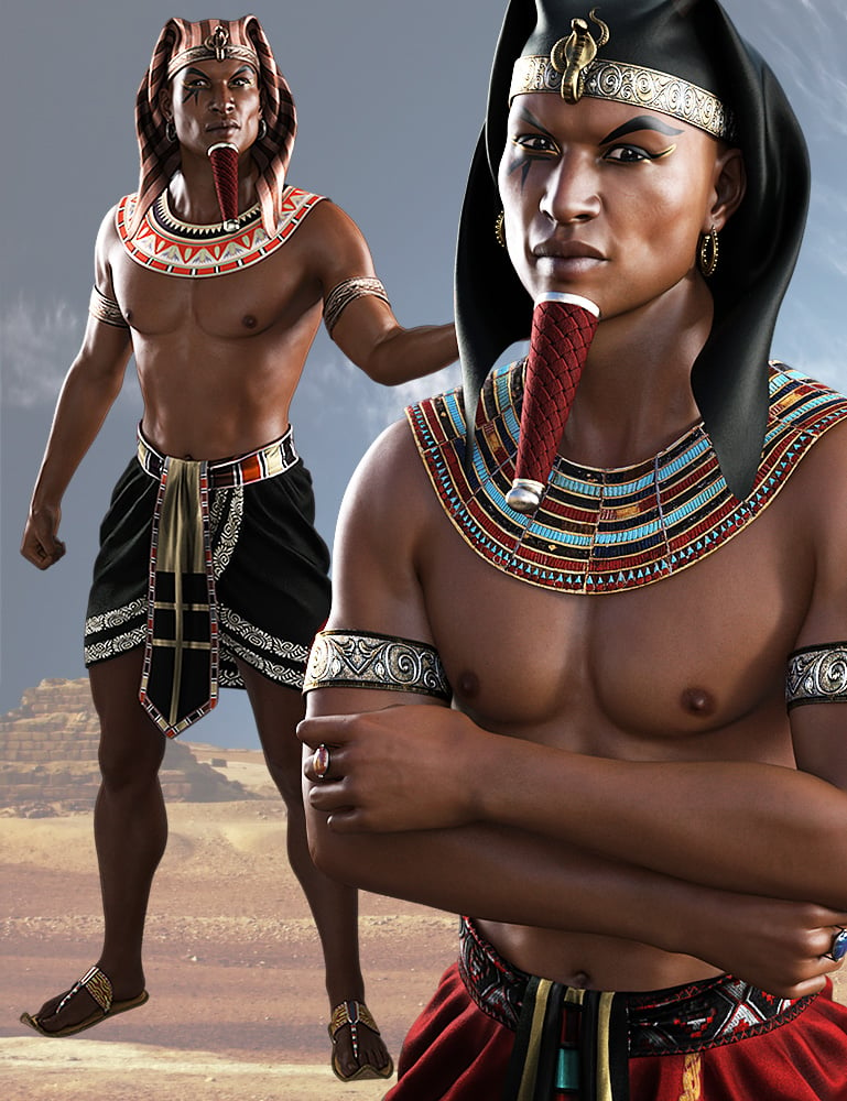 Ancient Egypt Bundle Character Outfit Expansion And Poses Daz 3d 
