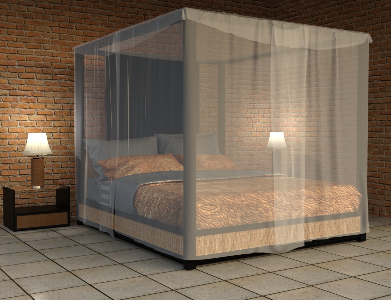 Morphing Canopy Bed by: ImagineX, 3D Models by Daz 3D