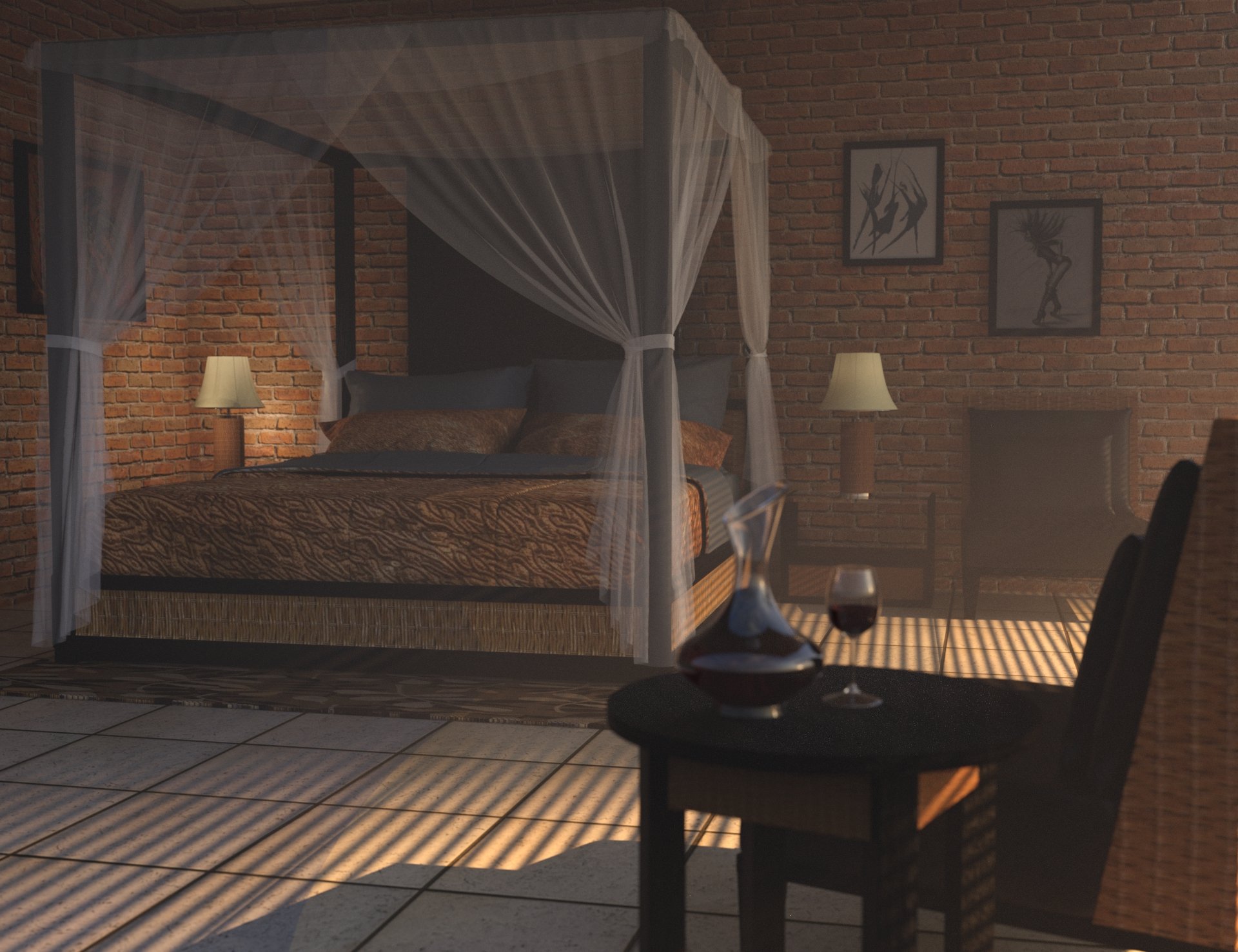 Morphing Canopy Bed Morphing Canopy Bed by: ImagineX, 3D Models by Daz 3D