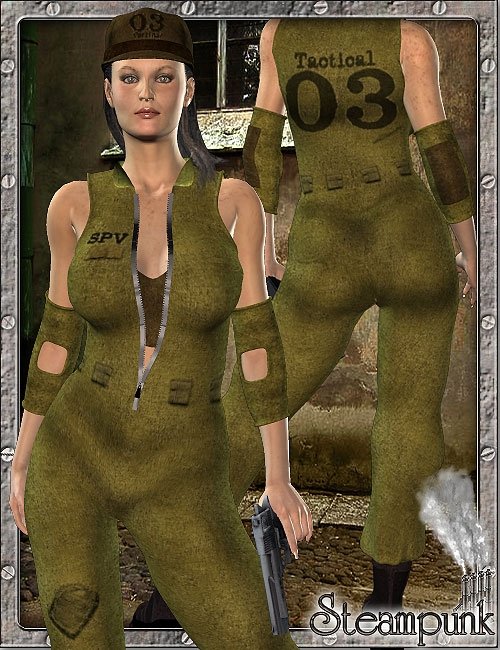 S.P.V. Tactical Suit for V3 by: LesthatVal3dart, 3D Models by Daz 3D