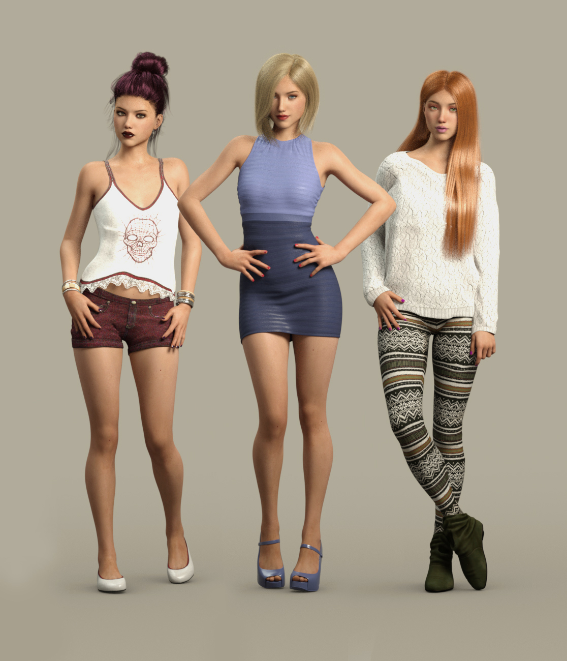 Jane for Genesis 3 Female by: Cherubit, 3D Models by Daz 3D