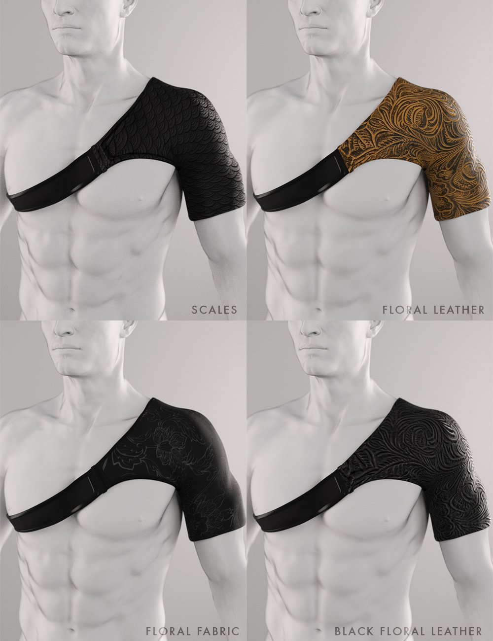 Shimuzu's Blackguard: 3 Harnesses for Genesis 3 Male Shimuzu's Blackguard: 3 Harnesses for Genesis 3 Male by: Shimuzu, 3D Models by Daz 3D
