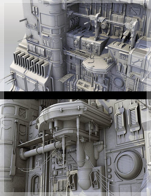 Urban Future by: Stonemason, 3D Models by Daz 3D