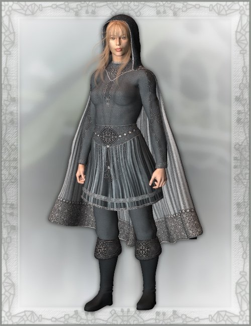 Elvish Styles for V3 and SP3 by: karanta, 3D Models by Daz 3D