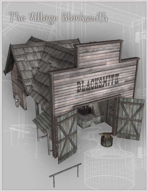 The Village Blacksmith by: , 3D Models by Daz 3D