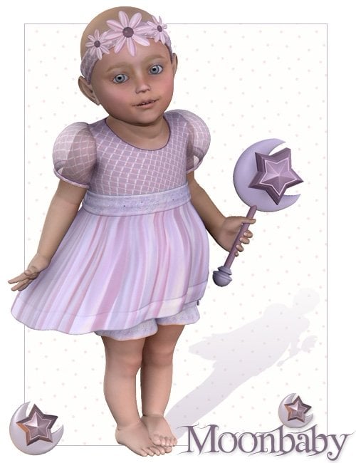 Moonbaby by: MadaThorne, 3D Models by Daz 3D