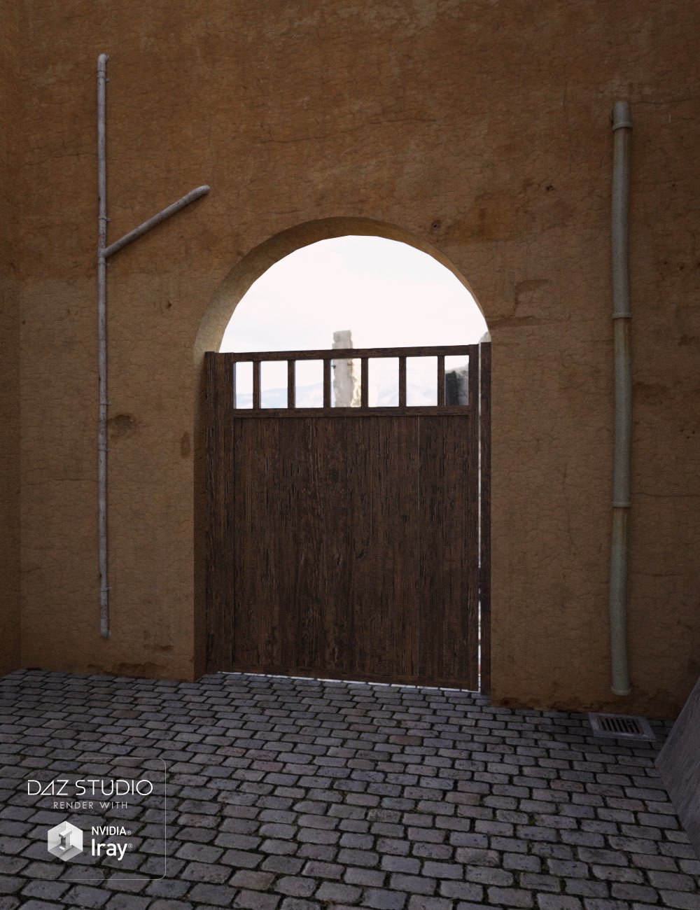 Alley Scene Alley Scene by: , 3D Models by Daz 3D