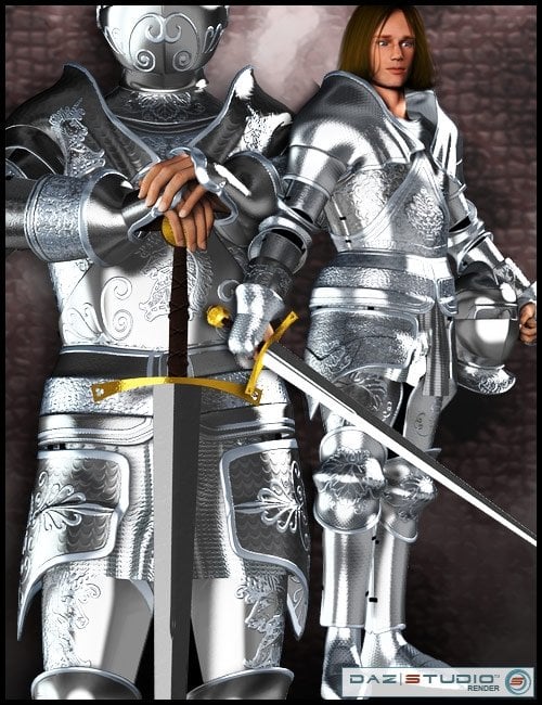 The Knight Errant for David by: Valandar, 3D Models by Daz 3D