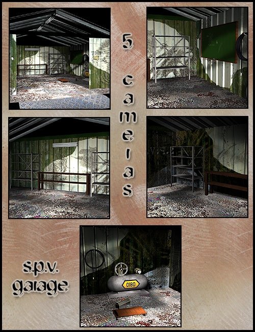S.P.V. Garage by: LesthatVal3dart, 3D Models by Daz 3D