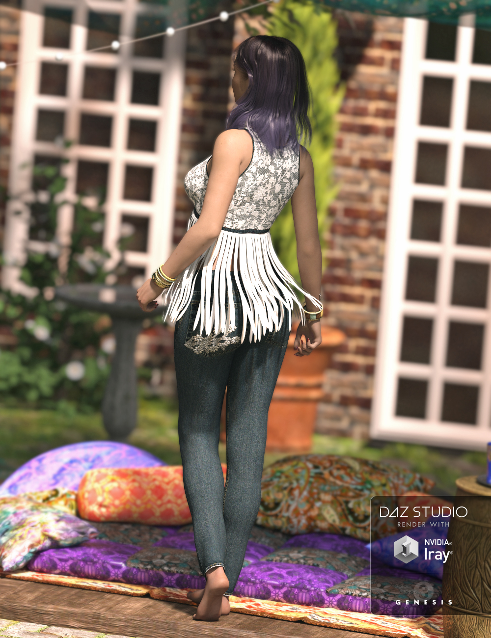 Fringed by: Sarsa, 3D Models by Daz 3D