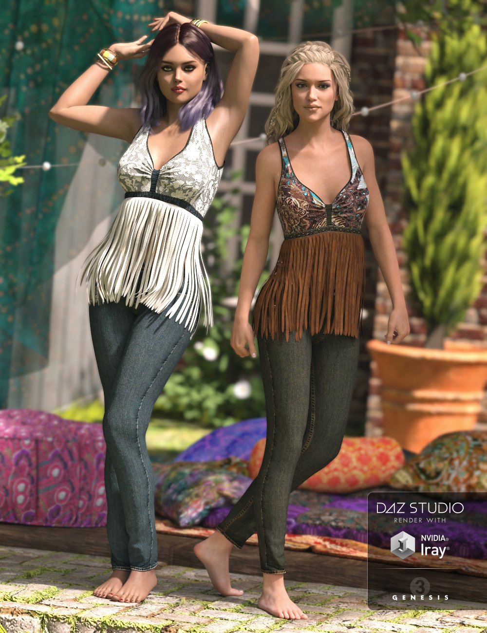 Fringed Fringed by: Sarsa, 3D Models by Daz 3D