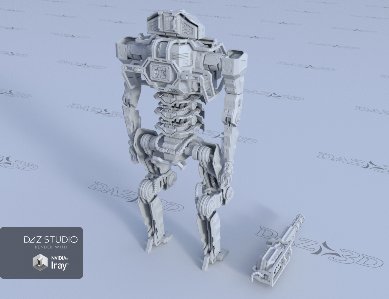 Dominator Robot by: petipet, 3D Models by Daz 3D