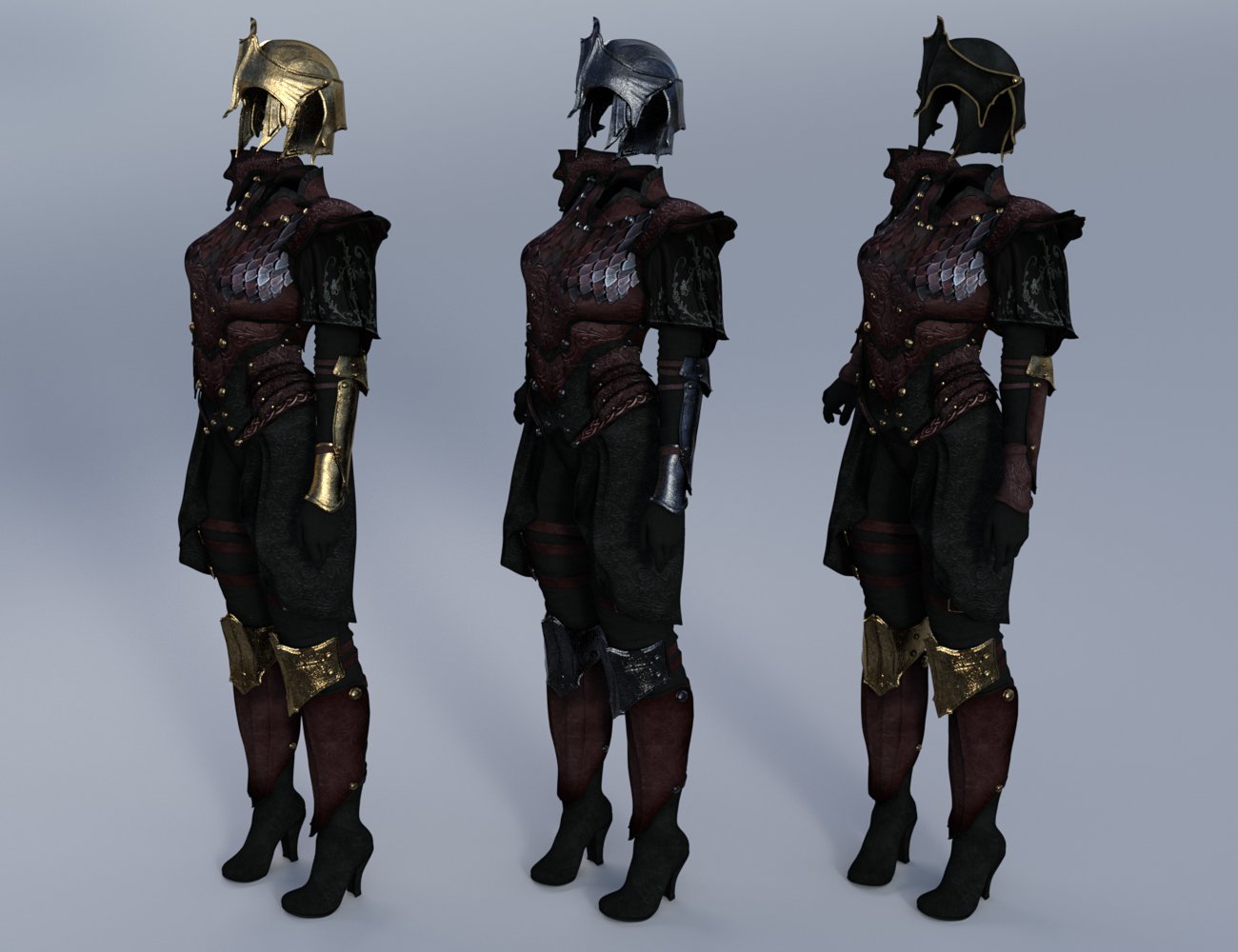 Elven Knight Armor Female Textures Elven Knight Armor Female Textures by: DirtyFairy, 3D Models by Daz 3D