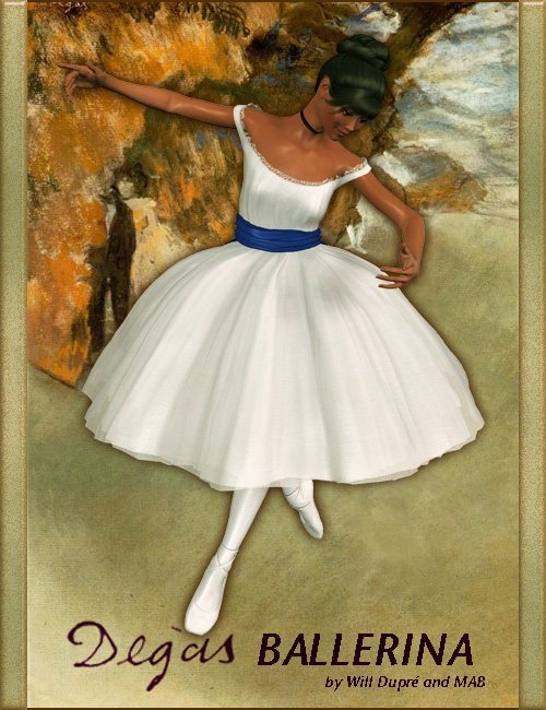 Degas Ballerina for SP by: WillDupreMAB, 3D Models by Daz 3D