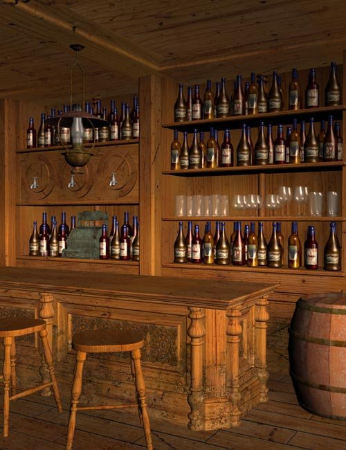 The Tavern by: IsauraS, 3D Models by Daz 3D