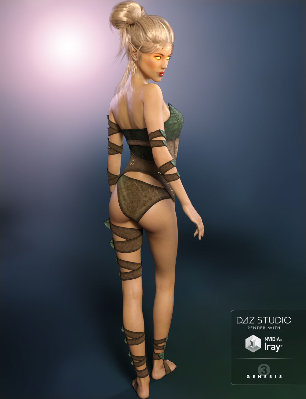 FW Saida HD for Genesis 3 Female by: Fred Winkler Art, 3D Models by Daz 3D