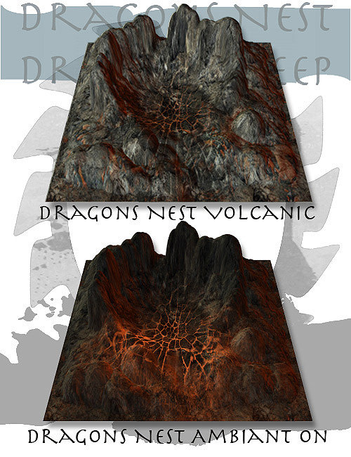 DragonsNest DragonsKeep by: The AntFarm, 3D Models by Daz 3D