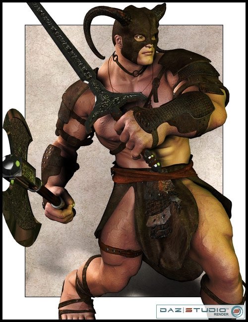 Barbarian Lord by: Anna BenjaminBarbara Brundon, 3D Models by Daz 3D