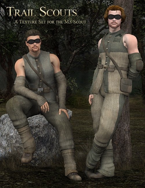 Trail Scouts by: LaurieS, 3D Models by Daz 3D