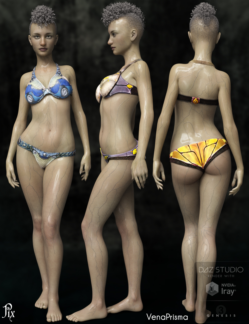 The Otherworldly for Genesis 3 Female by: Pixelunashadownet, 3D Models by Daz 3D