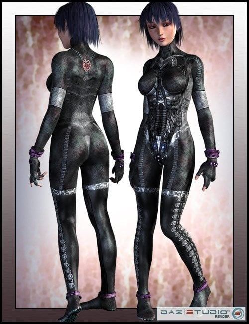 Neural Ghost for the A3 Catsuit by: DarkWing Zero, 3D Models by Daz 3D