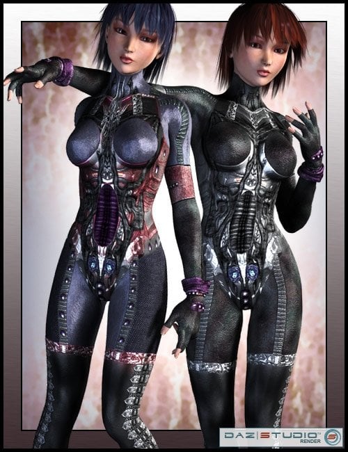 Neural Ghost for the A3 Catsuit by: DarkWing Zero, 3D Models by Daz 3D