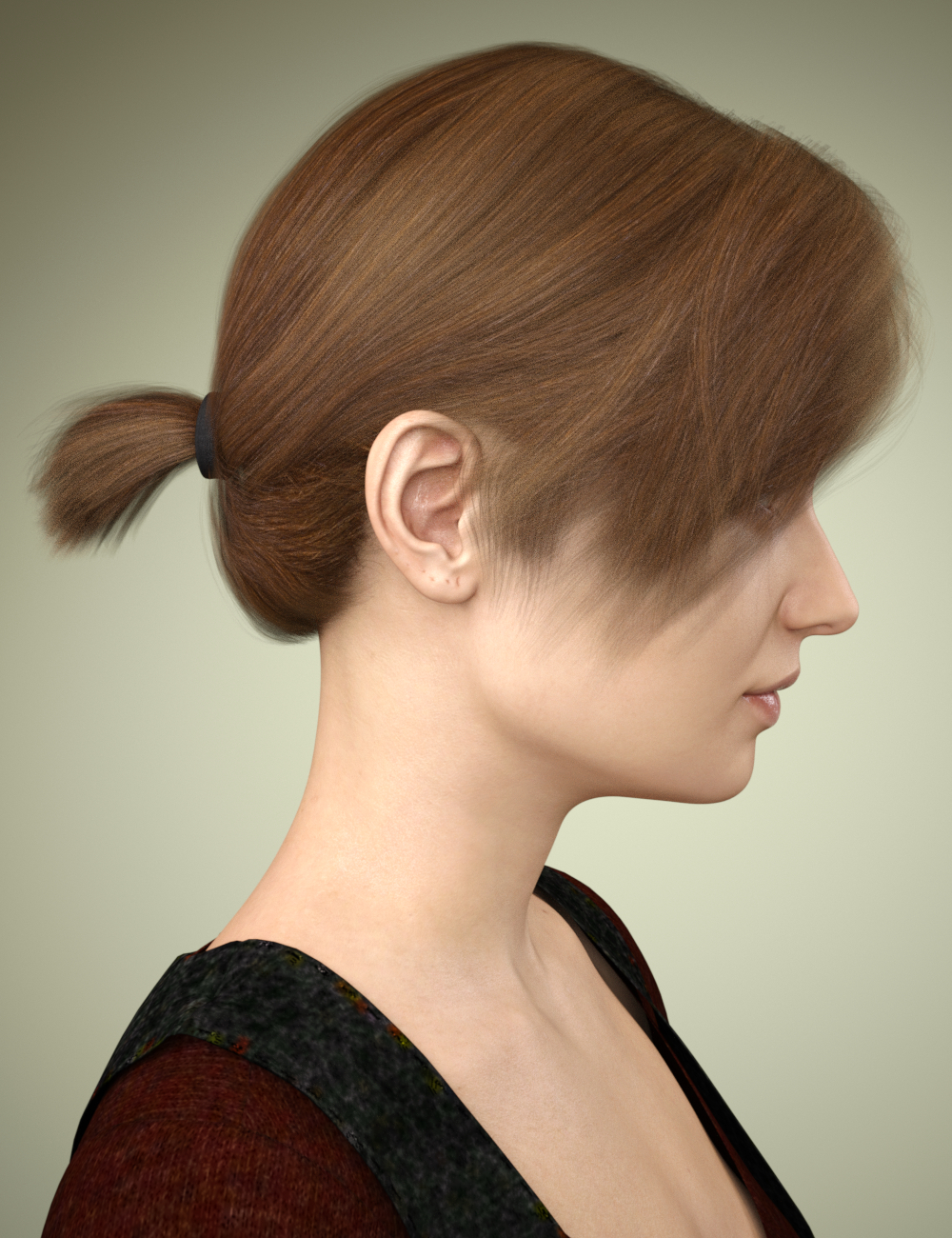 Sylvia Hair for Genesis 3 Female(s) by: Toyen, 3D Models by Daz 3D