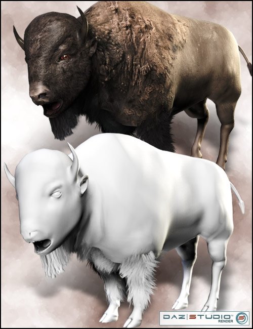 3D Bison 3D Bison by: , 3D Models by Daz 3D
