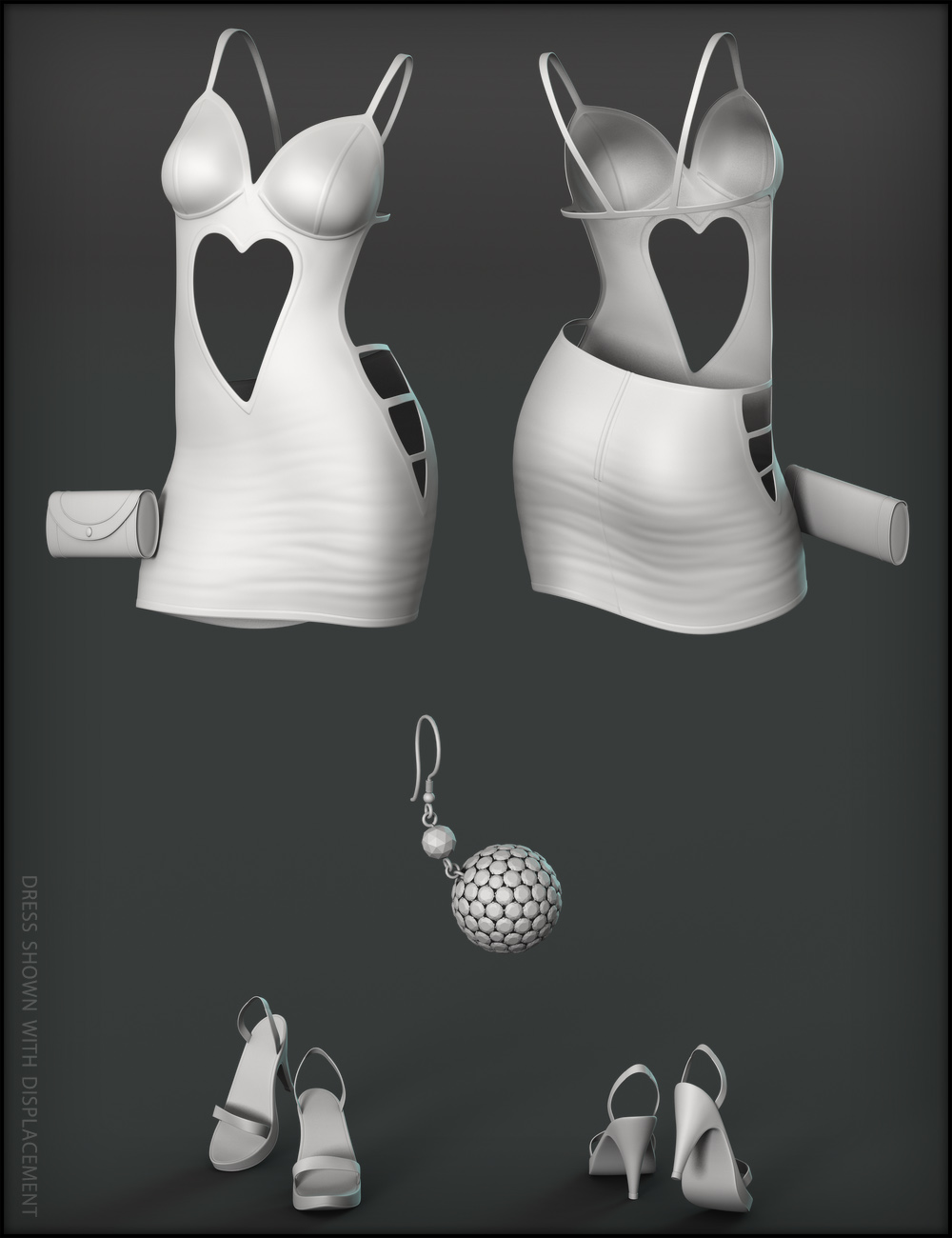 Have a Heart Outfit for Genesis 3 Female(s) by: Fisty & Darc, 3D Models by Daz 3D
