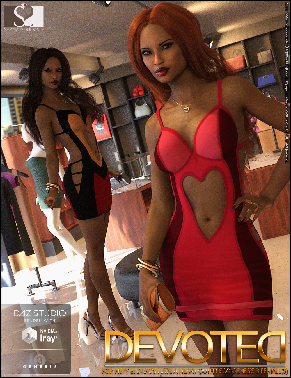 Have a Heart Outfit Devoted Textures Have a Heart Outfit Devoted Textures by: ShanasSoulmate, 3D Models by Daz 3D