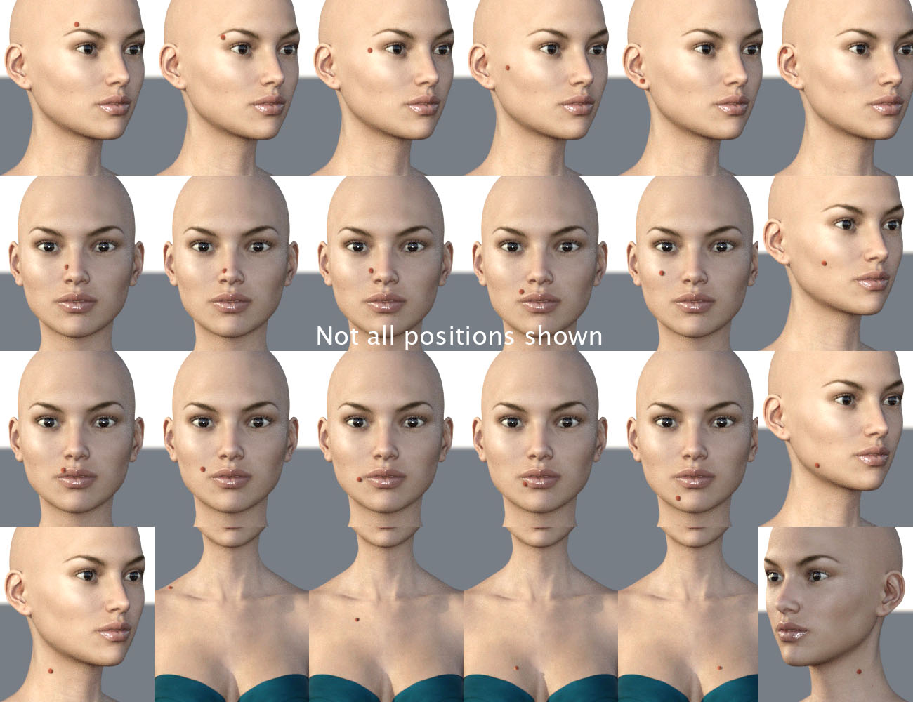 Lumps, Bumps and Beauty Spots for Genesis 3 Female by: PhilW, 3D Models by Daz 3D