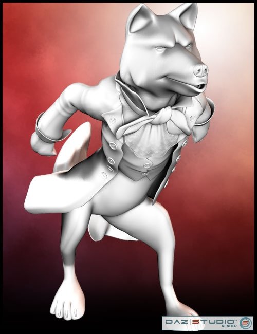 Big Bad Wolf Big Bad Wolf by: 3D Universe, 3D Models by Daz 3D