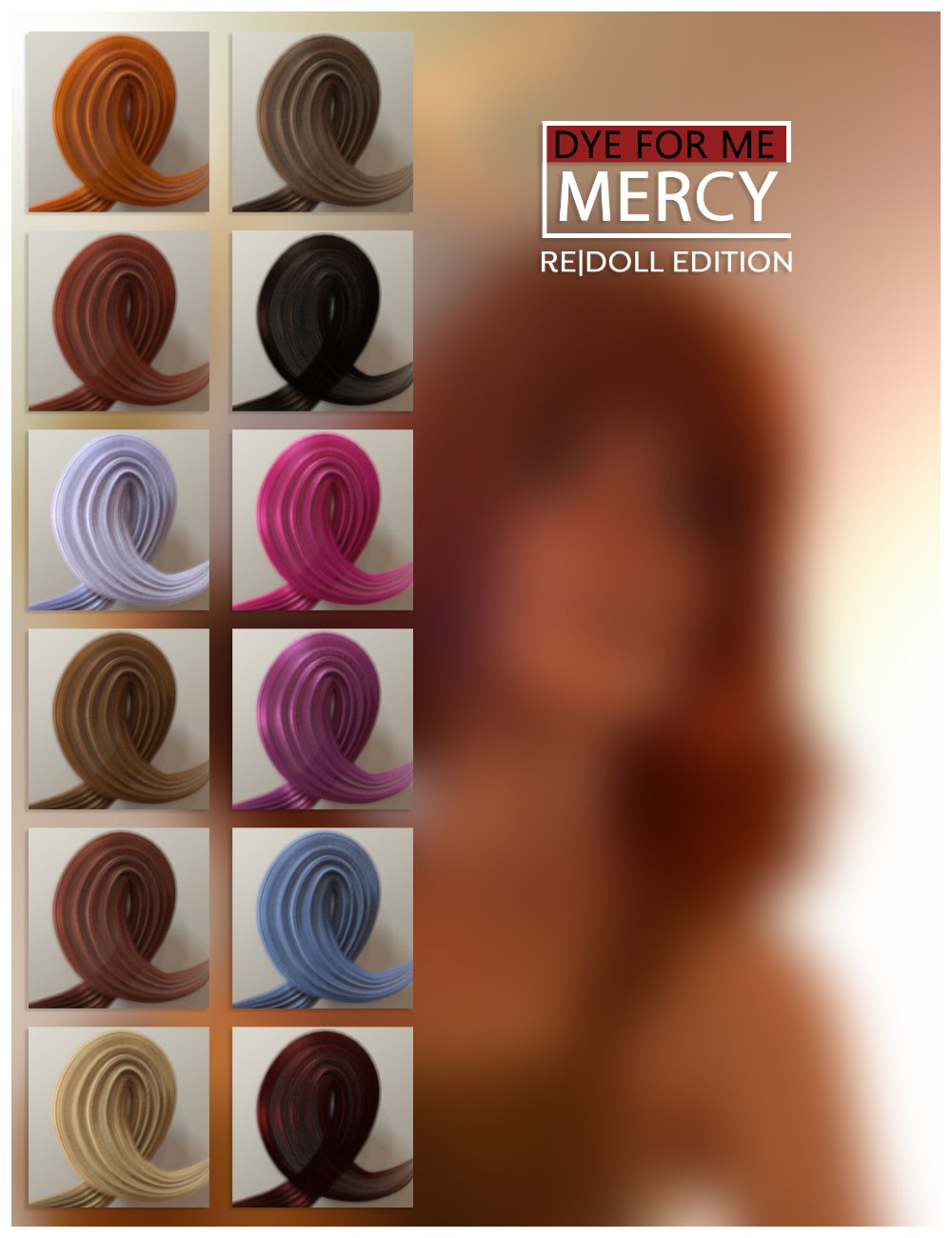 D4M Mercy Hair for Genesis 3 Female(s) D4M Mercy Hair for Genesis 3 Female(s) by: Lady LittlefoxTraveler, 3D Models by Daz 3D
