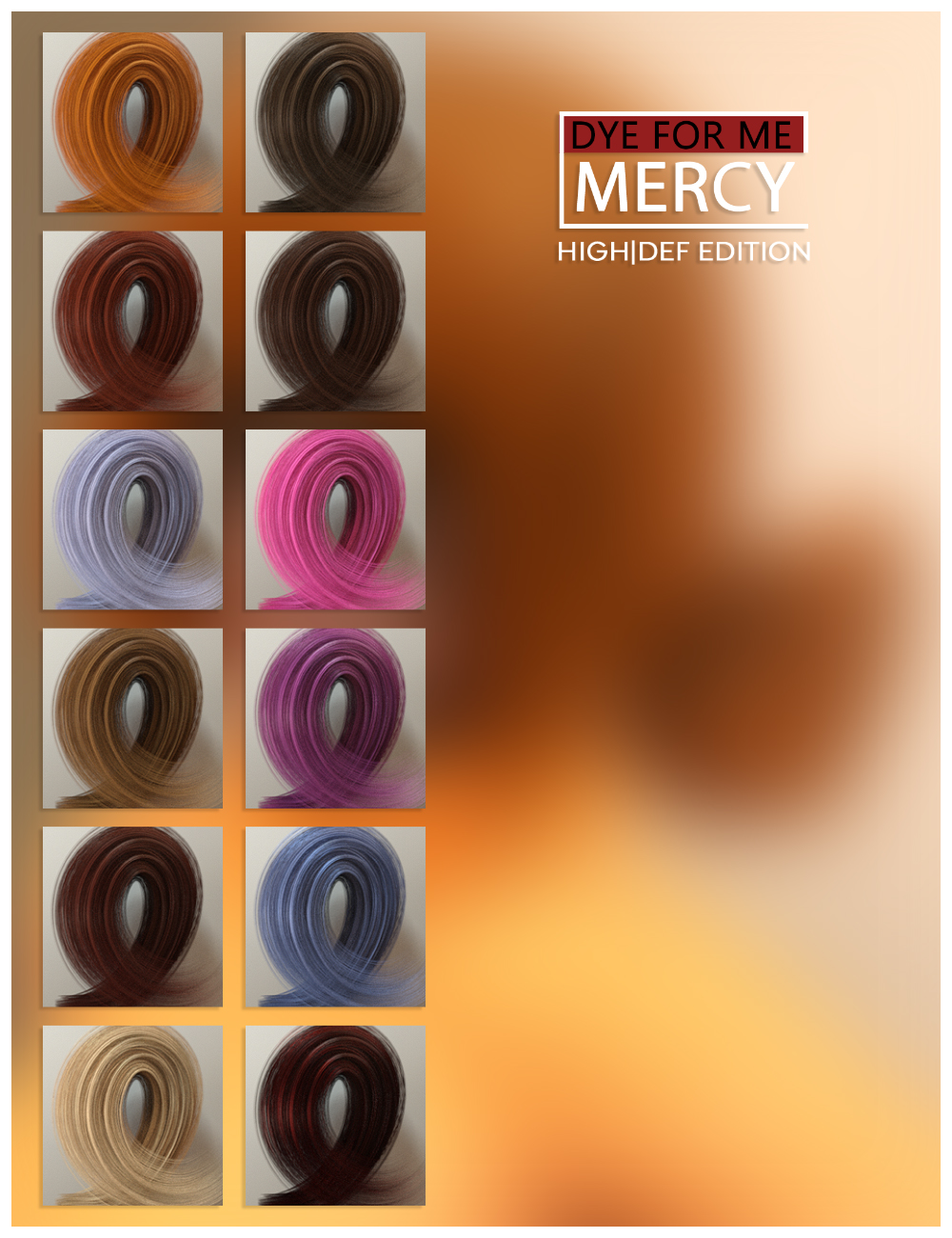 D4M Mercy Hair for Genesis 3 Female(s) D4M Mercy Hair for Genesis 3 Female(s) by: Lady LittlefoxTraveler, 3D Models by Daz 3D