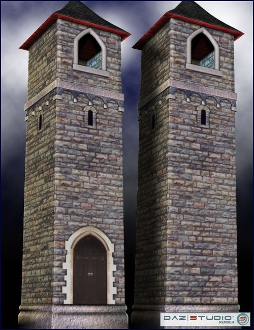 Fairytale Tower by: Spencer, 3D Models by Daz 3D