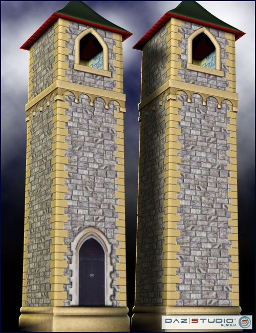 Fairytale Tower by: Spencer, 3D Models by Daz 3D