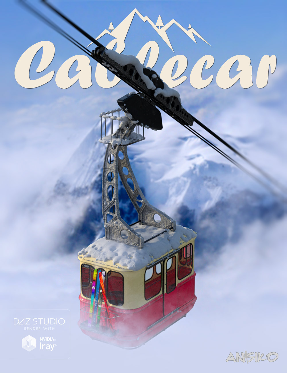 Cable Car by: Ansiko, 3D Models by Daz 3D