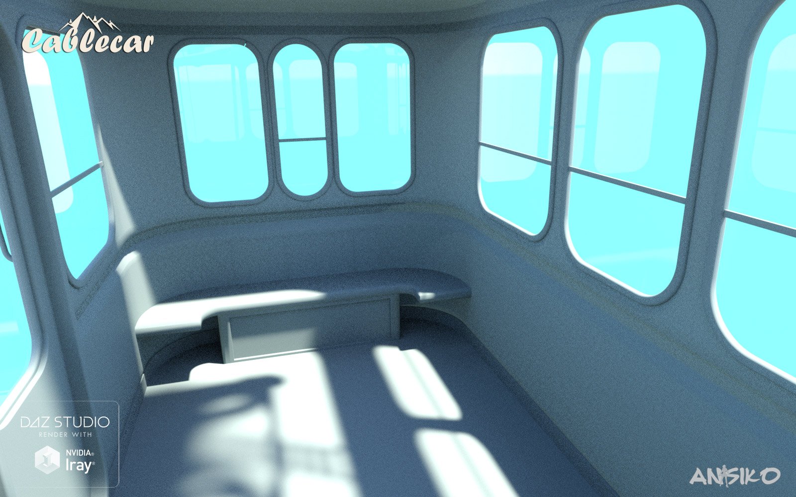 Cable Car Cable Car by: Ansiko, 3D Models by Daz 3D