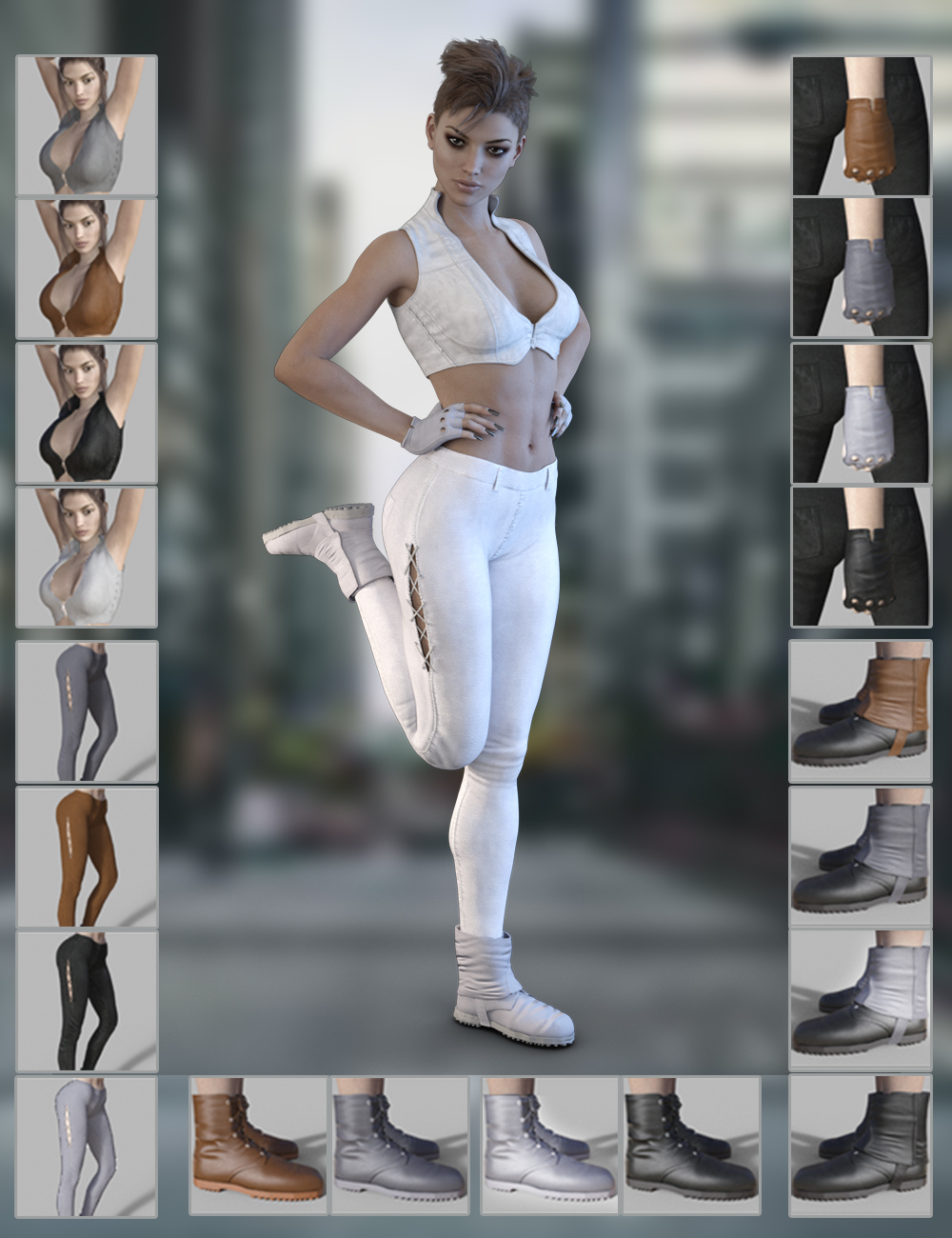 X-Fashion Reckless Outfit for Genesis 3 Female(s) X-Fashion Reckless Outfit for Genesis 3 Female(s) by: xtrart-3d, 3D Models by Daz 3D