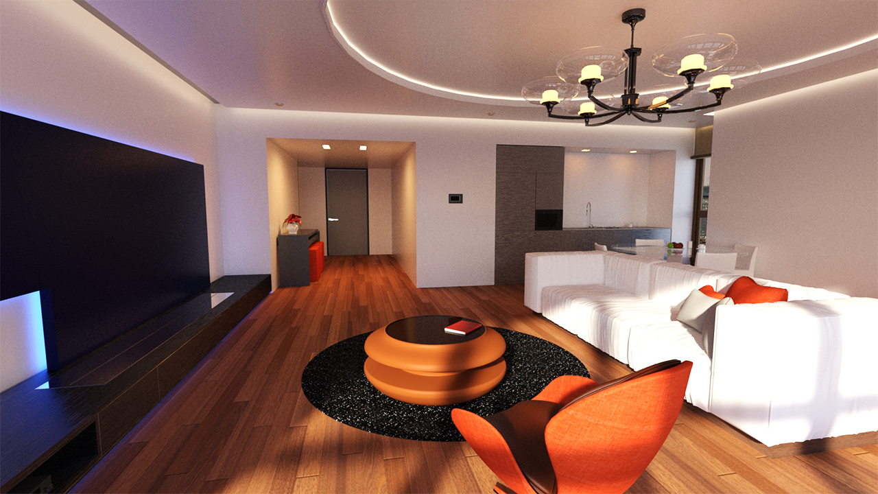 Innovative Living Room by: Tesla3dCorp, 3D Models by Daz 3D
