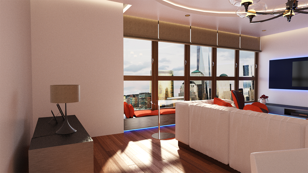 Innovative Living Room | Daz 3D